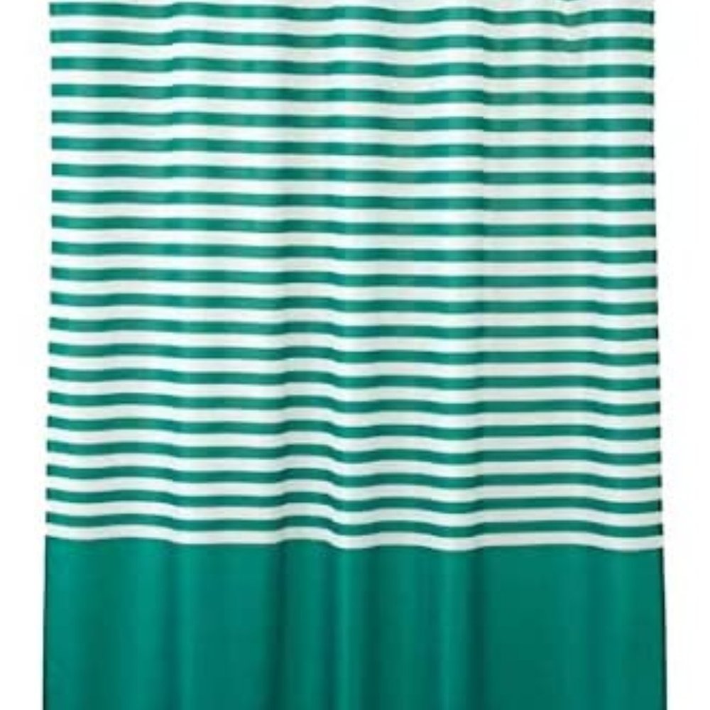 New !  IKEA VADSJÖN Shower Curtain Turquoise 71x71"